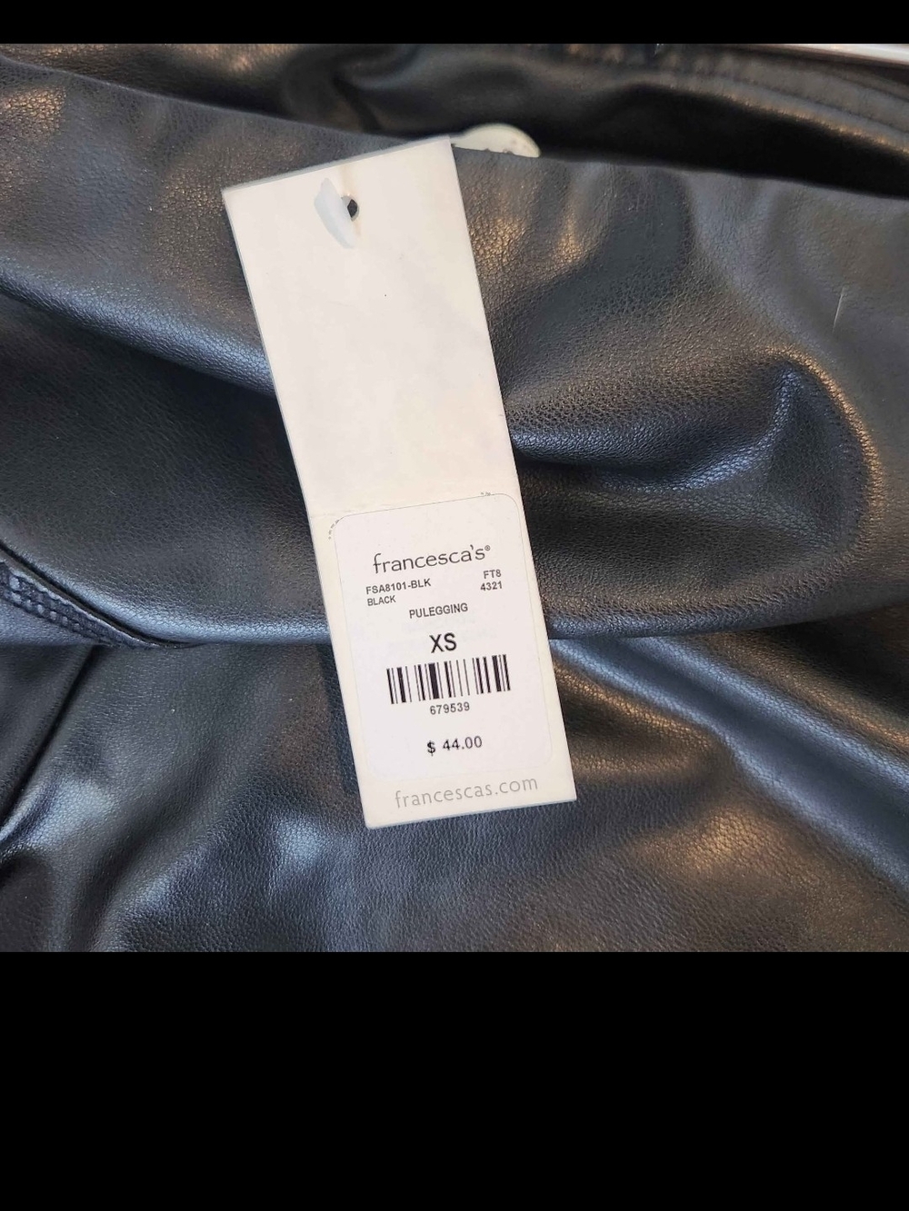 Francesca's  Faux Leather Leggings